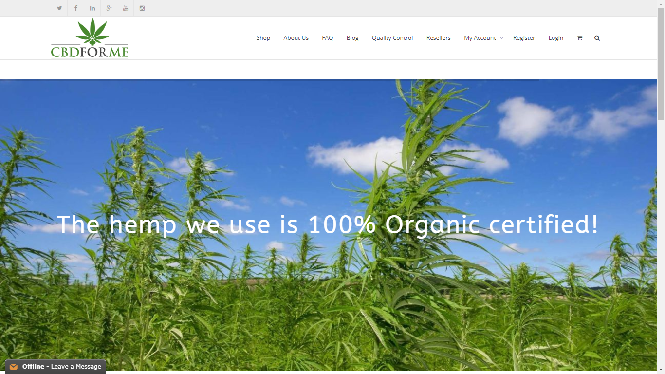 CBD oil shop